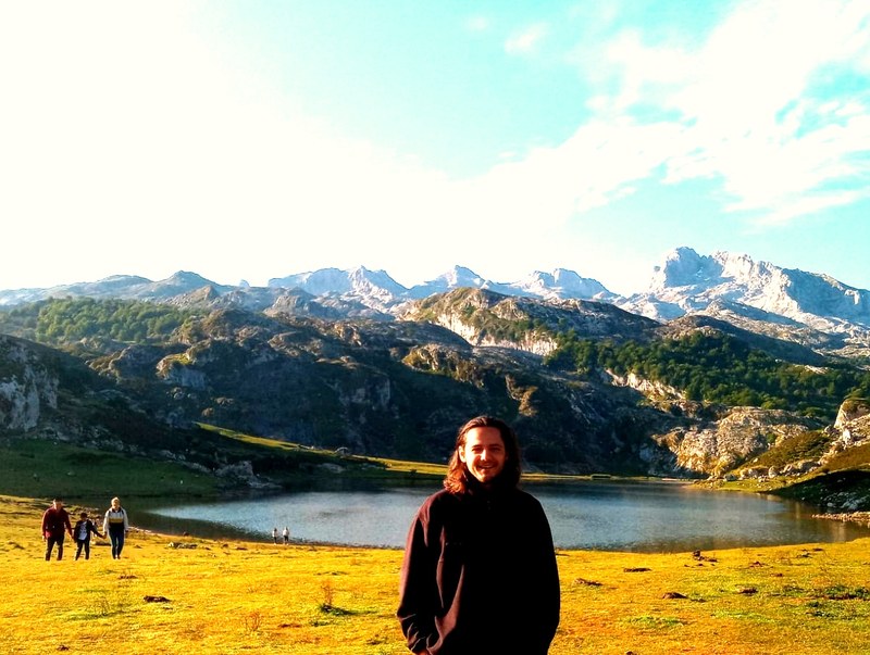 Mihai Flaviu Sirb en los Lagos de Covadonga, Asturias